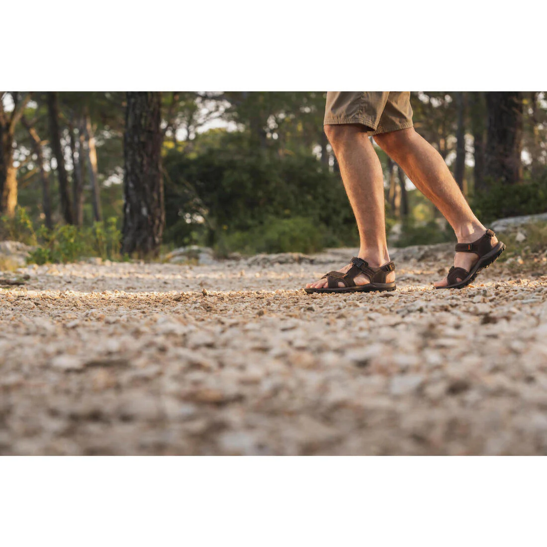 Sandalias de senderismo café para hombre NH500 - Image 9
