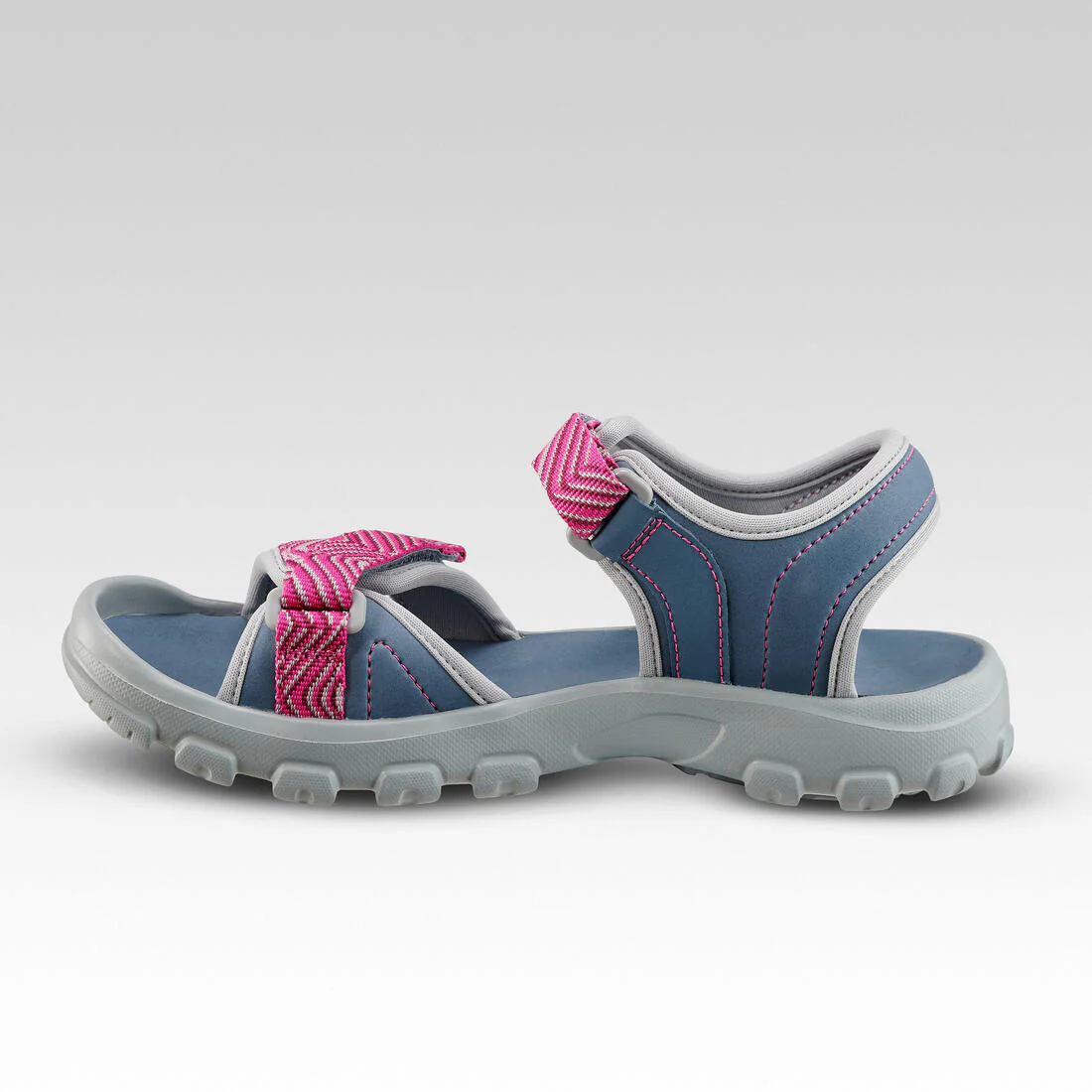 SANDALIAS DE SENDERISMO MH100 JR AZUL ROSA - Image 2