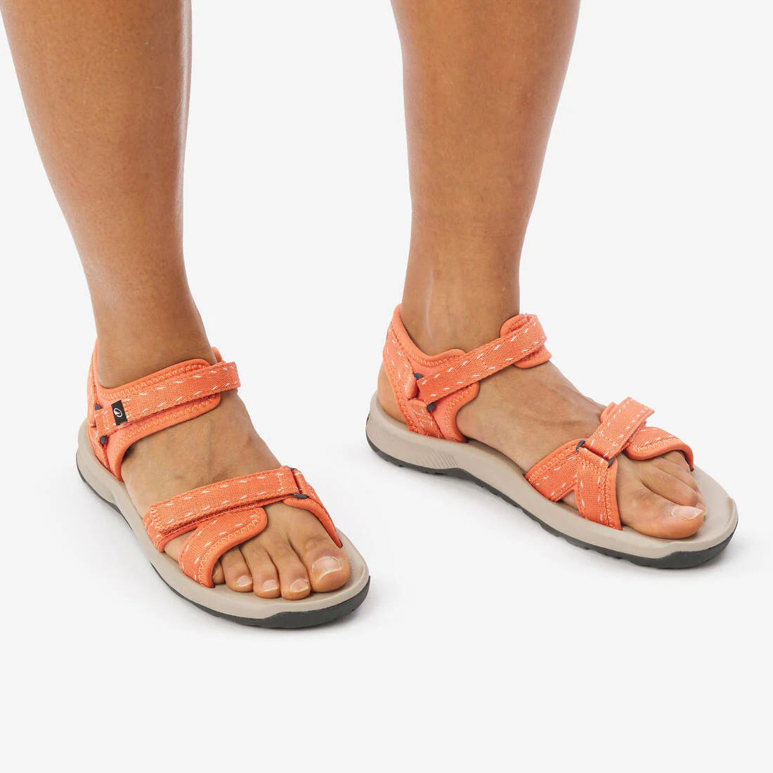 Sandalias de senderismo naranjas para mujer NH500 - Image 11