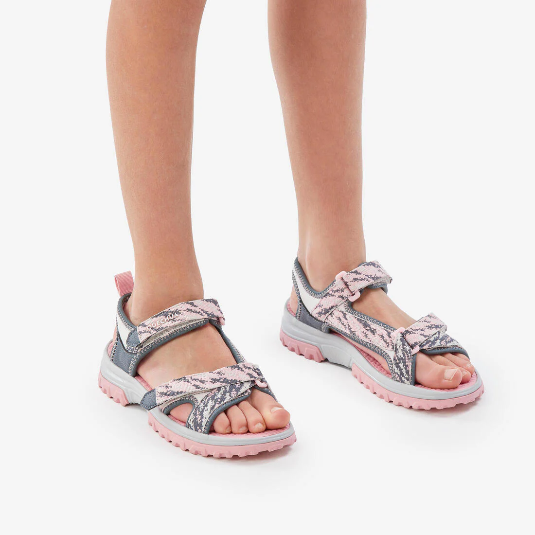 Sandalias de senderismo rosas para niños NH500 - Image 12