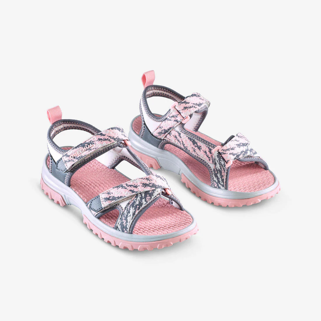 Sandalias de senderismo rosas para niños NH500 - Image 4