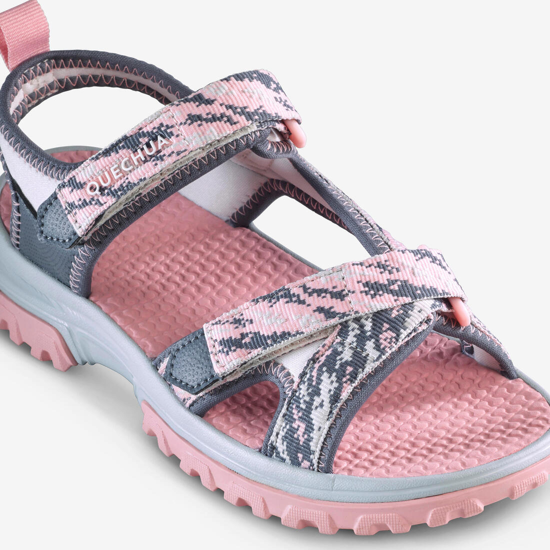 Sandalias de senderismo rosas para niños NH500 - Image 6