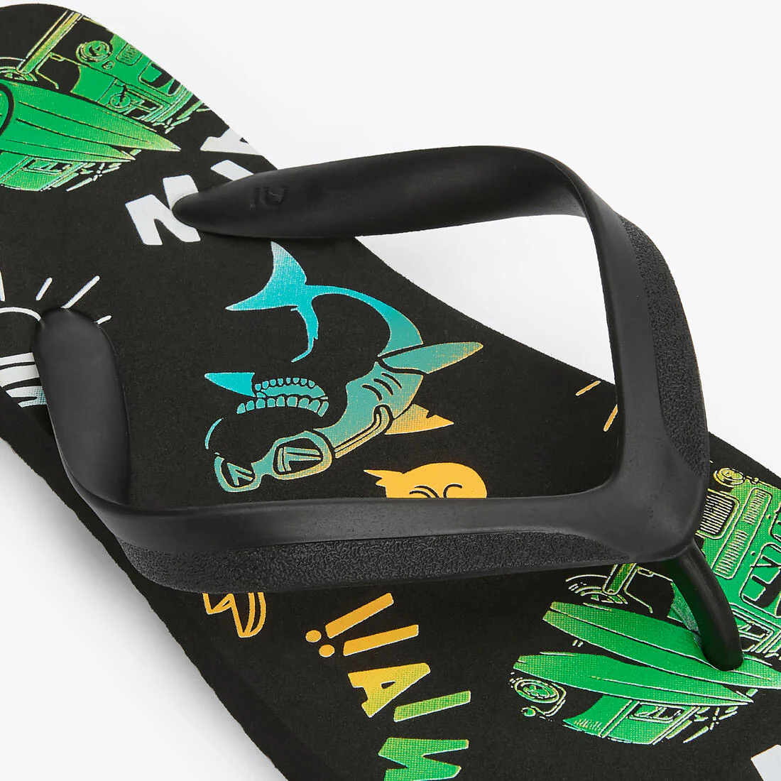 Sandalias de surf negras para niño 120 Vanlife - Image 4