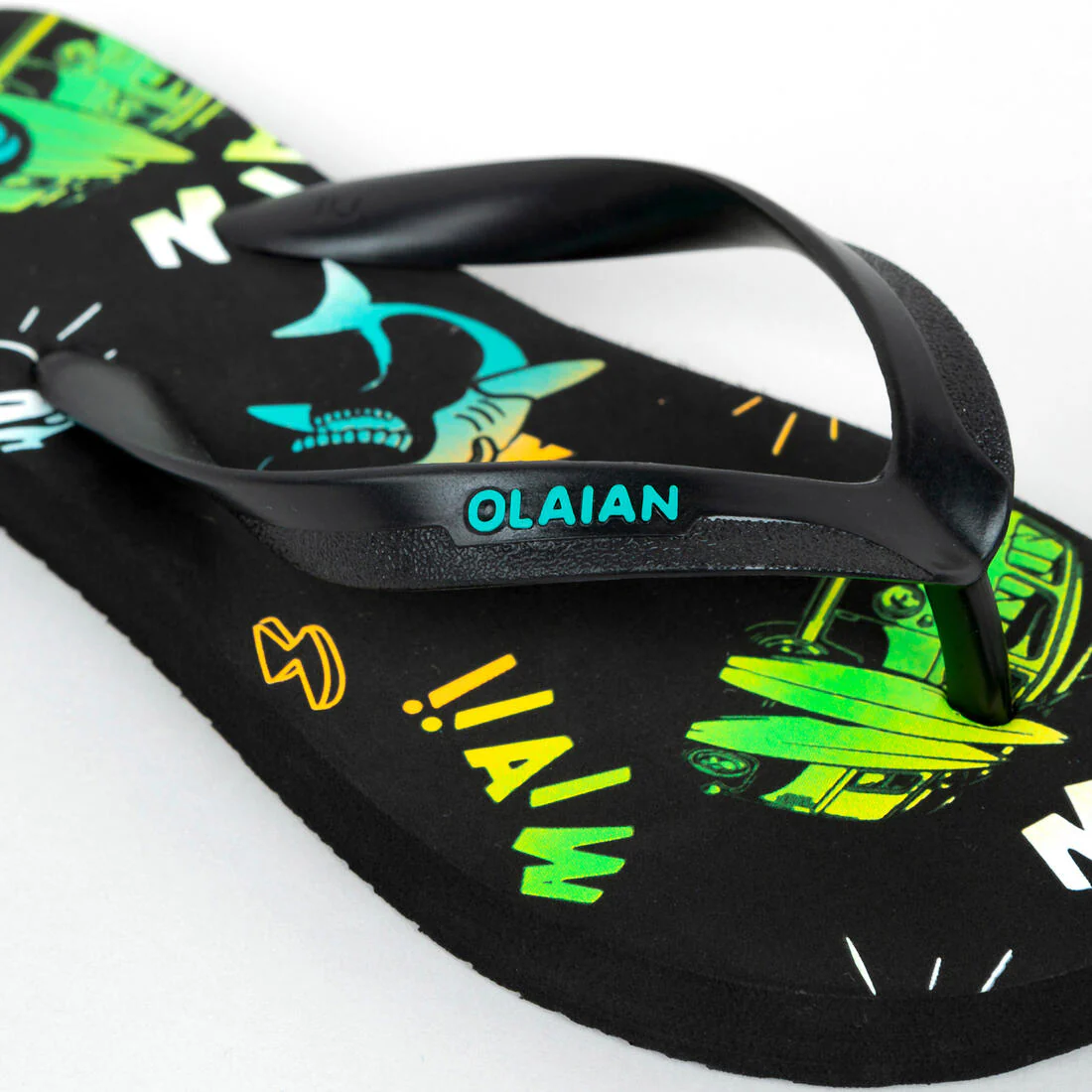 Sandalias de surf negras para niño 120 Vanlife - Image 5