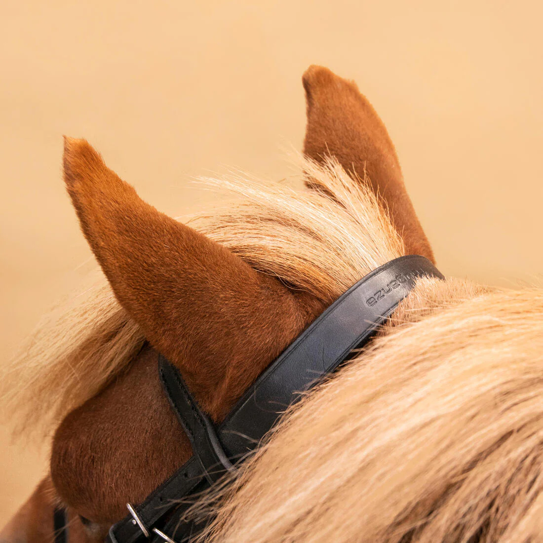 Serratón y riendas de equitación de piel negra para caballo/poni 100 - Image 12