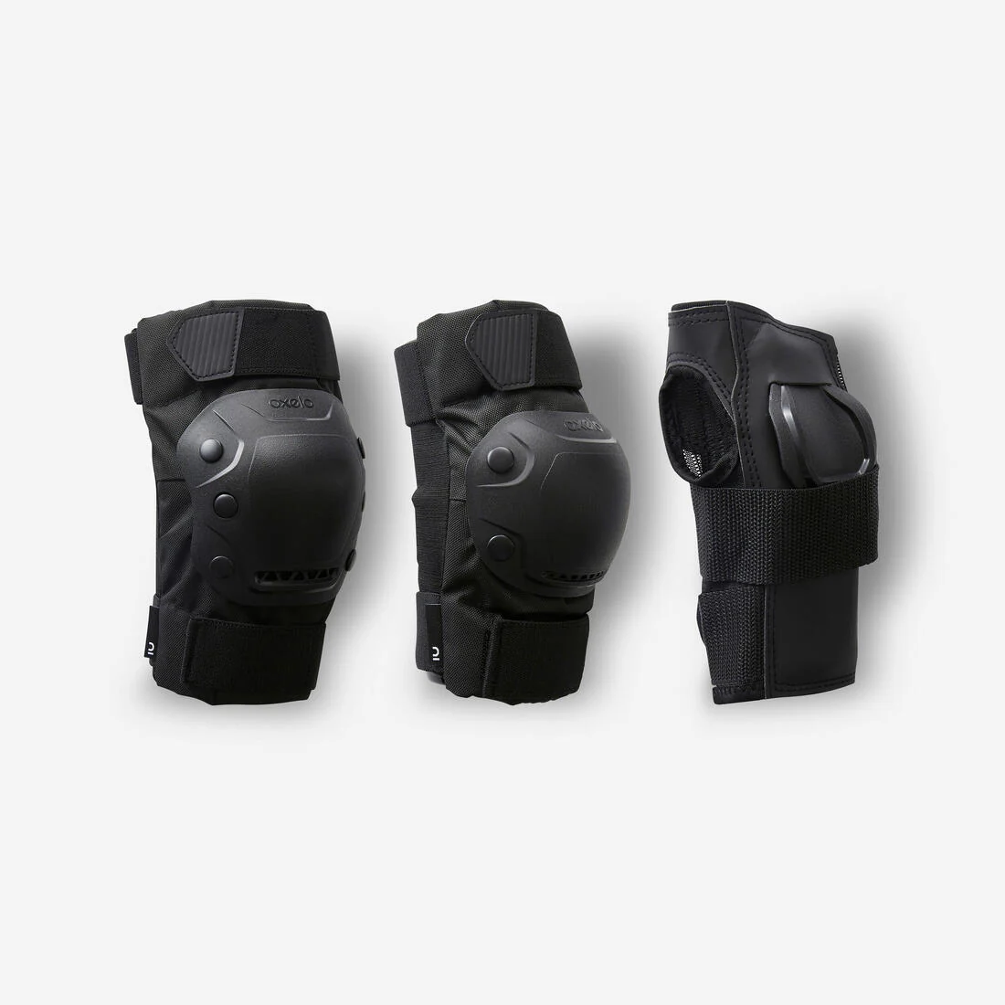 Set 3x2 protecciones patines adulto FIT500 AZUL OSCURO - Image 2
