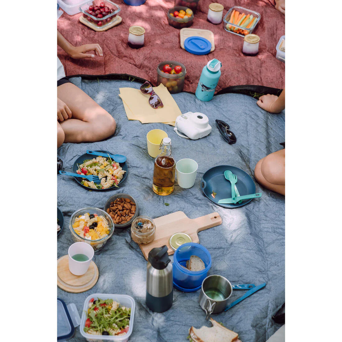 Set de 3 cubiertos de trekking con cuchillo, tenedor y cuchara de plástico - Image 17