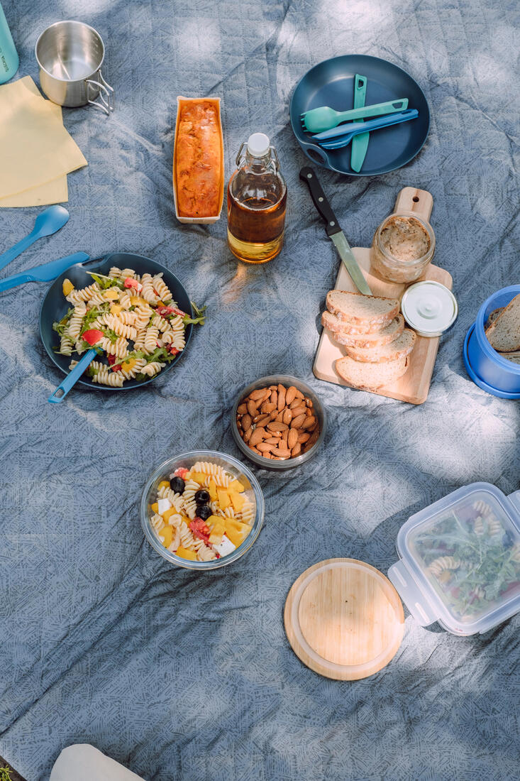 Set de 3 cubiertos de trekking con cuchillo, tenedor y cuchara de plástico - Image 18