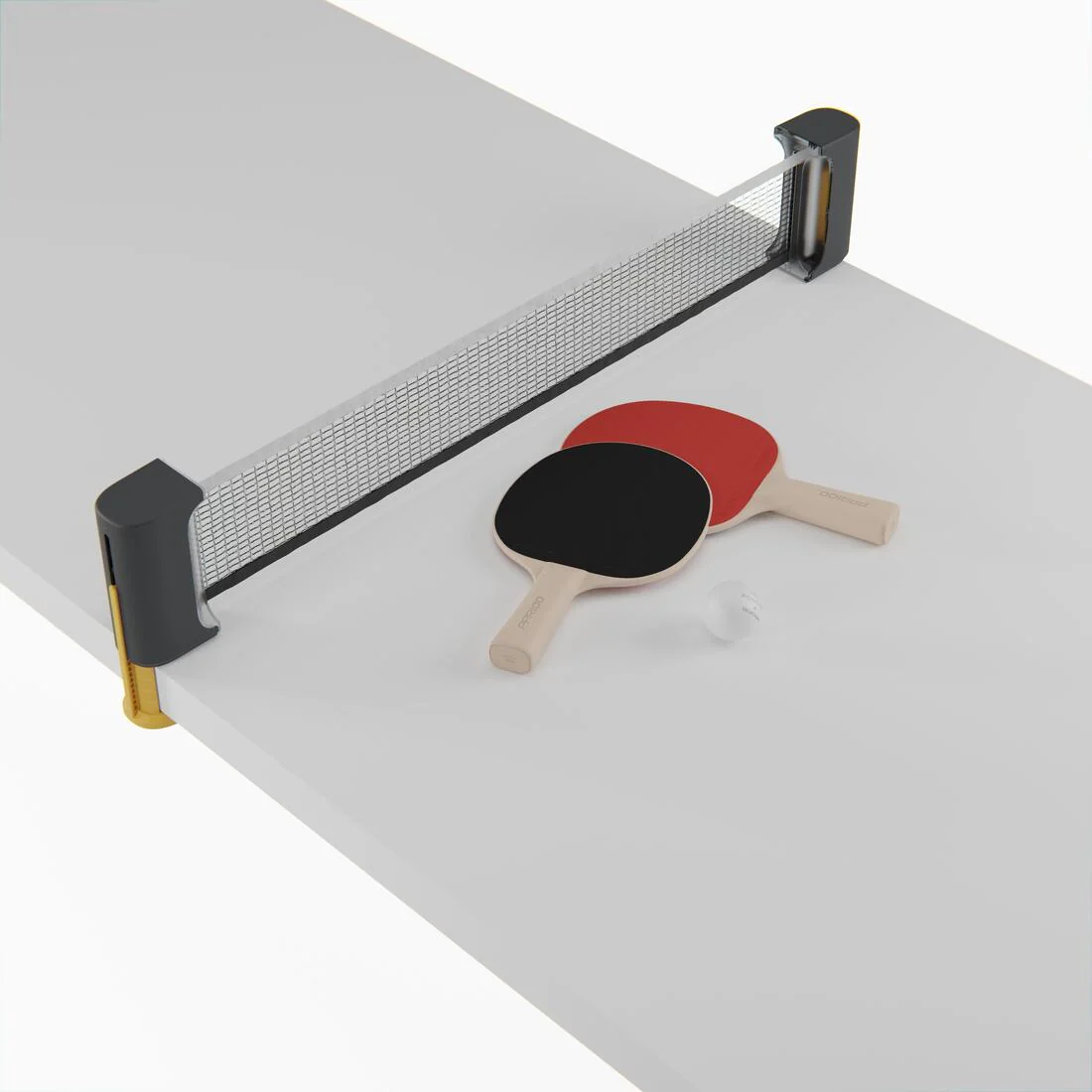 Set de ping-pong con 2 raquetas PPR100 y 2 pelotas Rollnet - Image 2