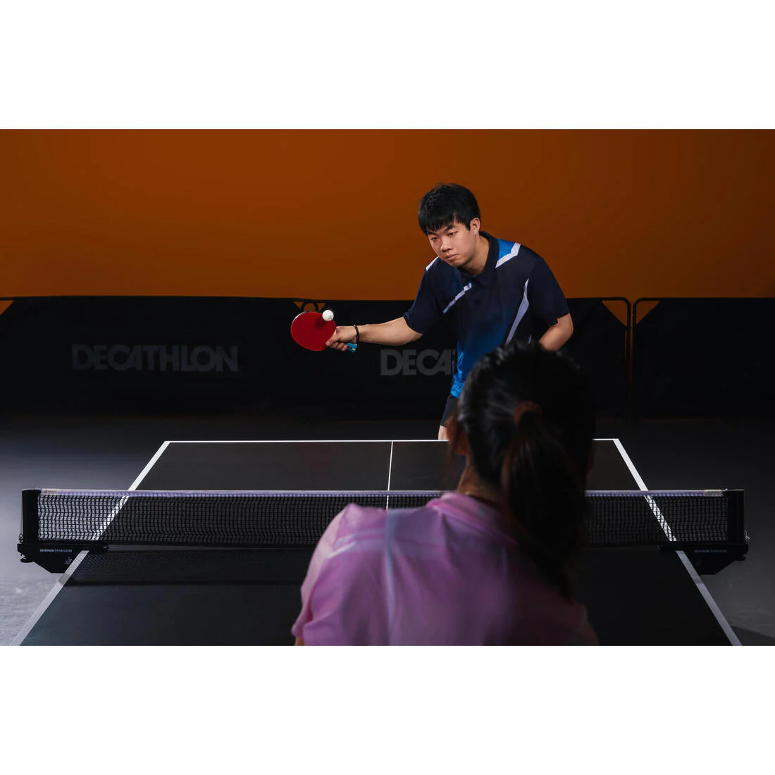 Set de ping-pong con 2 raquetas y pelotas versátil para escuela TTR 100 3* - Image 19