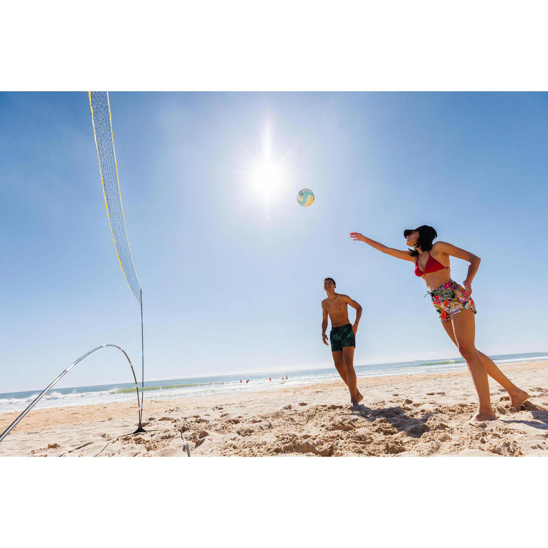 Set de voleibol de playa de iniciación con red y postes BS100 - Image 12