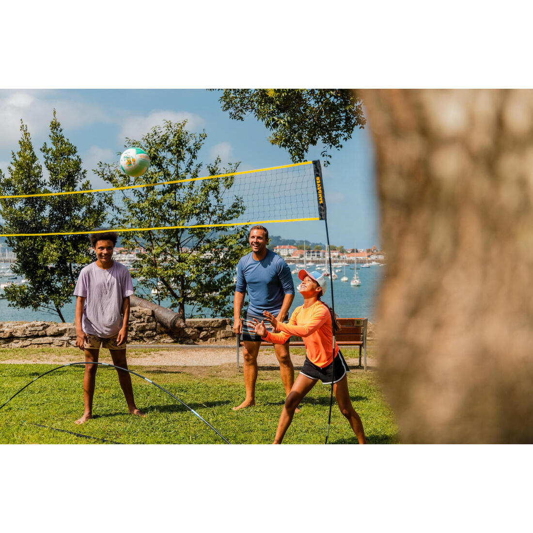Set de voleibol de playa de iniciación con red y postes BS100 - Image 16