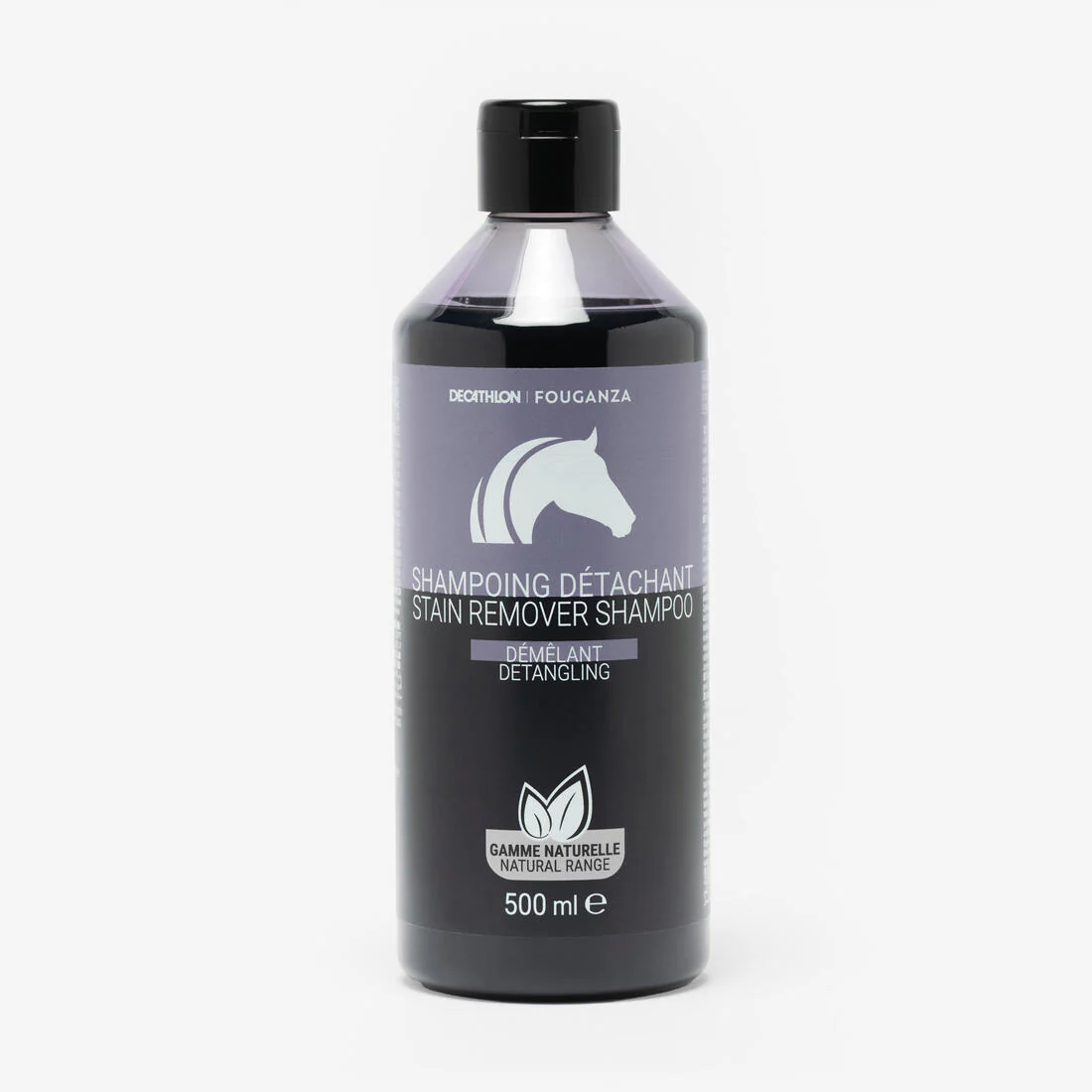 Shampoo para caballo y poni quitamanchas y desenredante de 500 ml