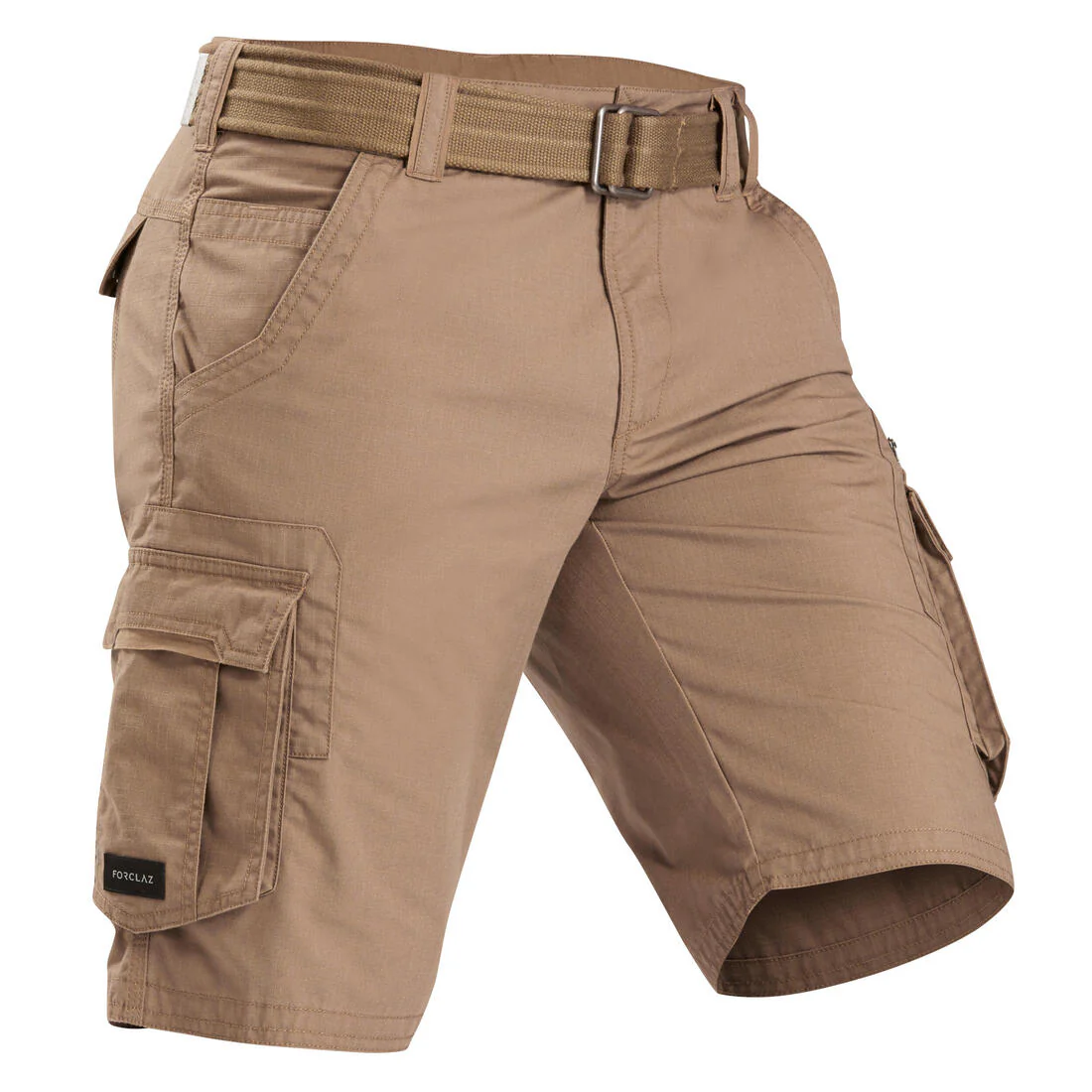 Short cargo de trekking de viaje gris para hombre Travel 500