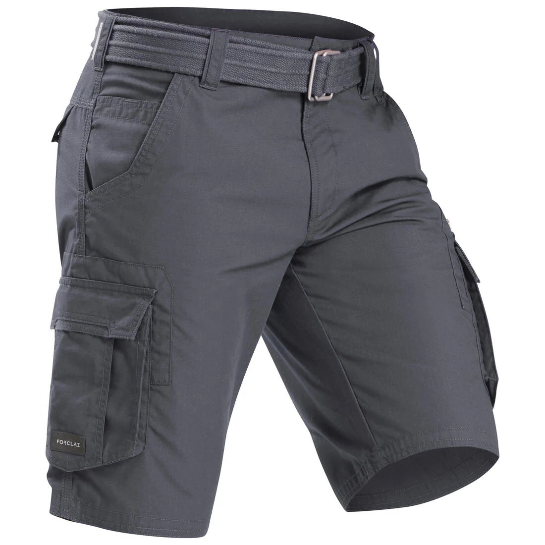 Short cargo de trekking de viaje gris para hombre Travel 500 - Image 2