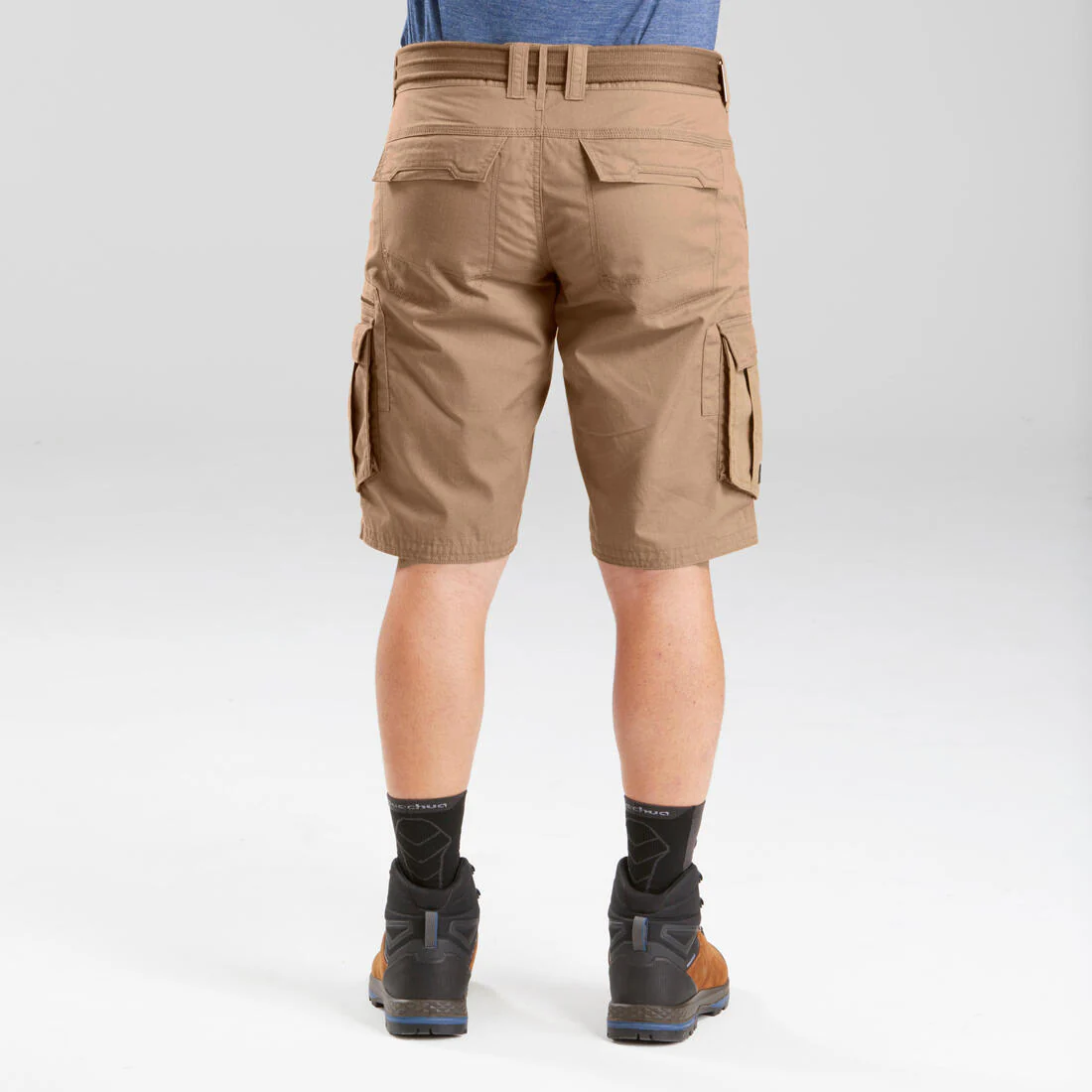 Short cargo de trekking de viaje gris para hombre Travel 500 - Image 20