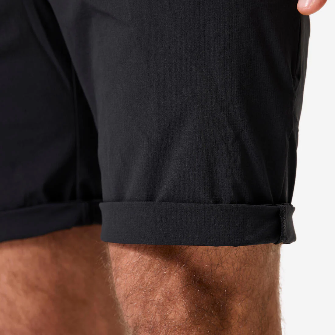 Short Ciclismo MTB 500 Hombre Negro Cargo - Image 5