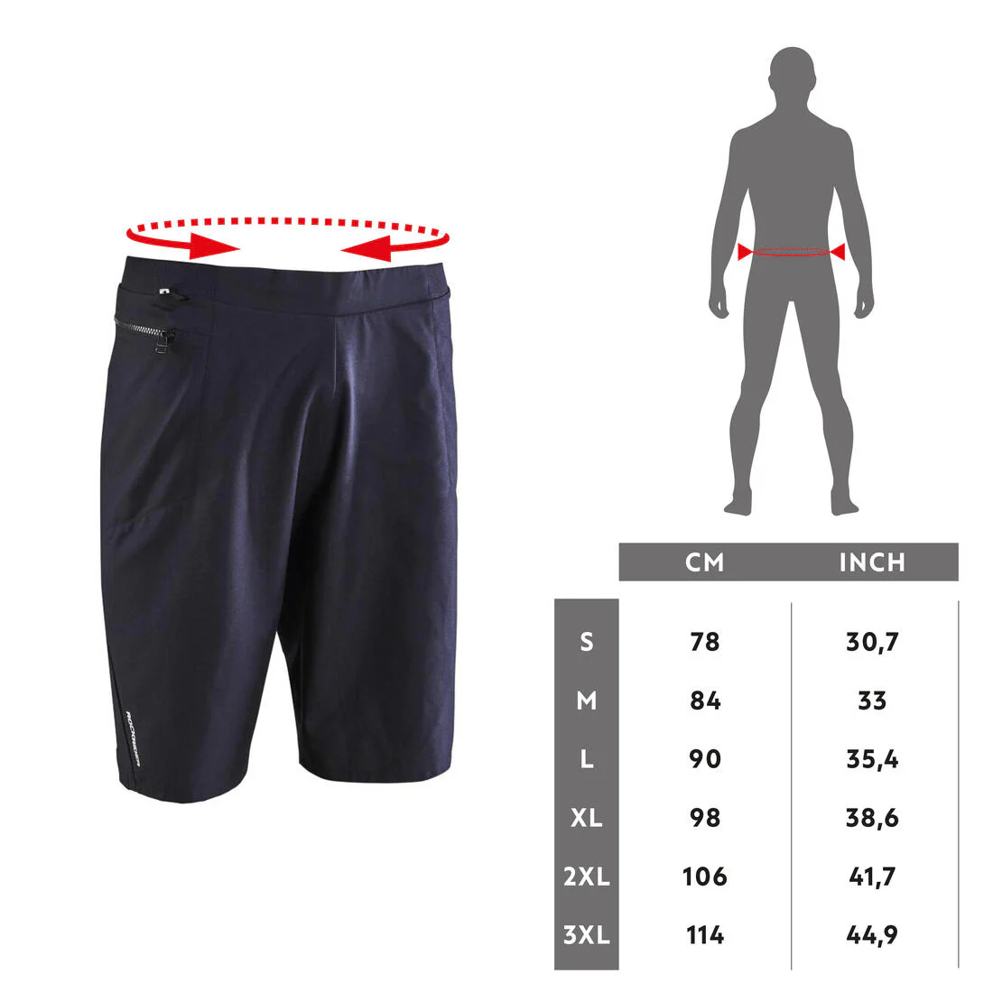 Short Ciclismo MTB Essential Hombre Negro - Image 6