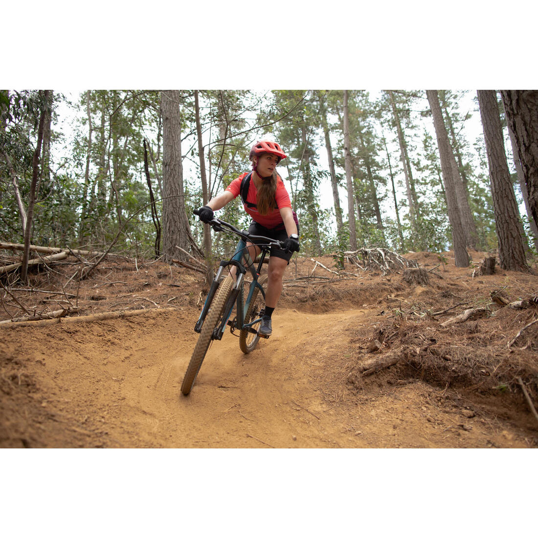 Short Ciclismo MTB Expl 700 Mujer Negro - Image 10