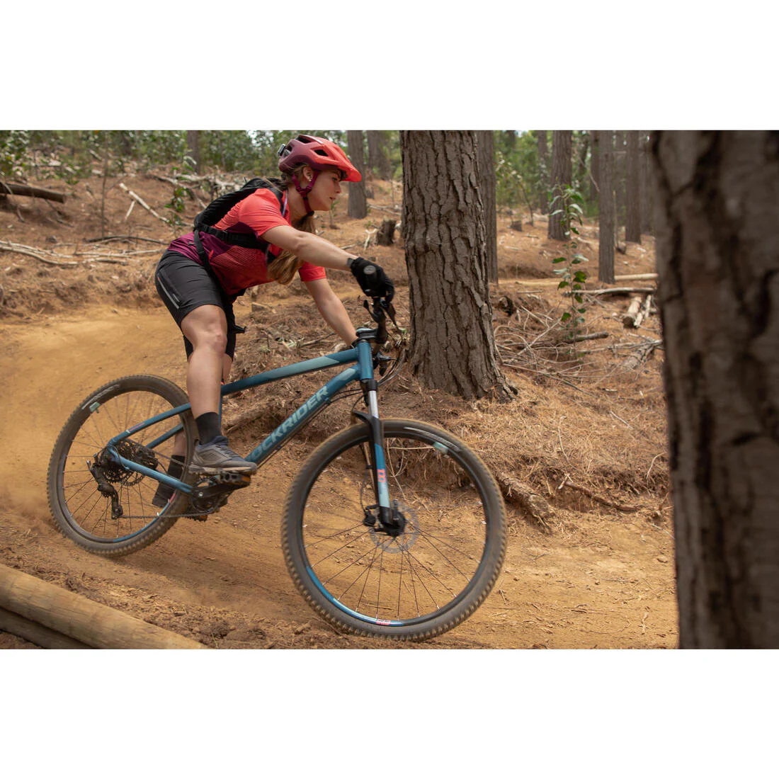 Short Ciclismo MTB Expl 700 Mujer Negro - Image 11