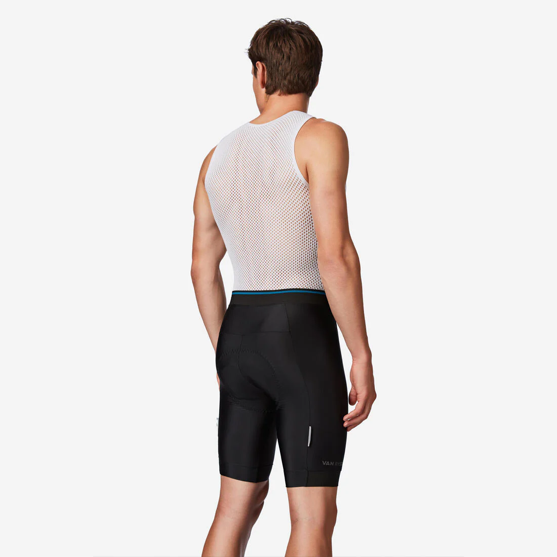 SHORT CICLISMO SIN TIRANTES HOMBRE RC100 NEGRO - Image 2