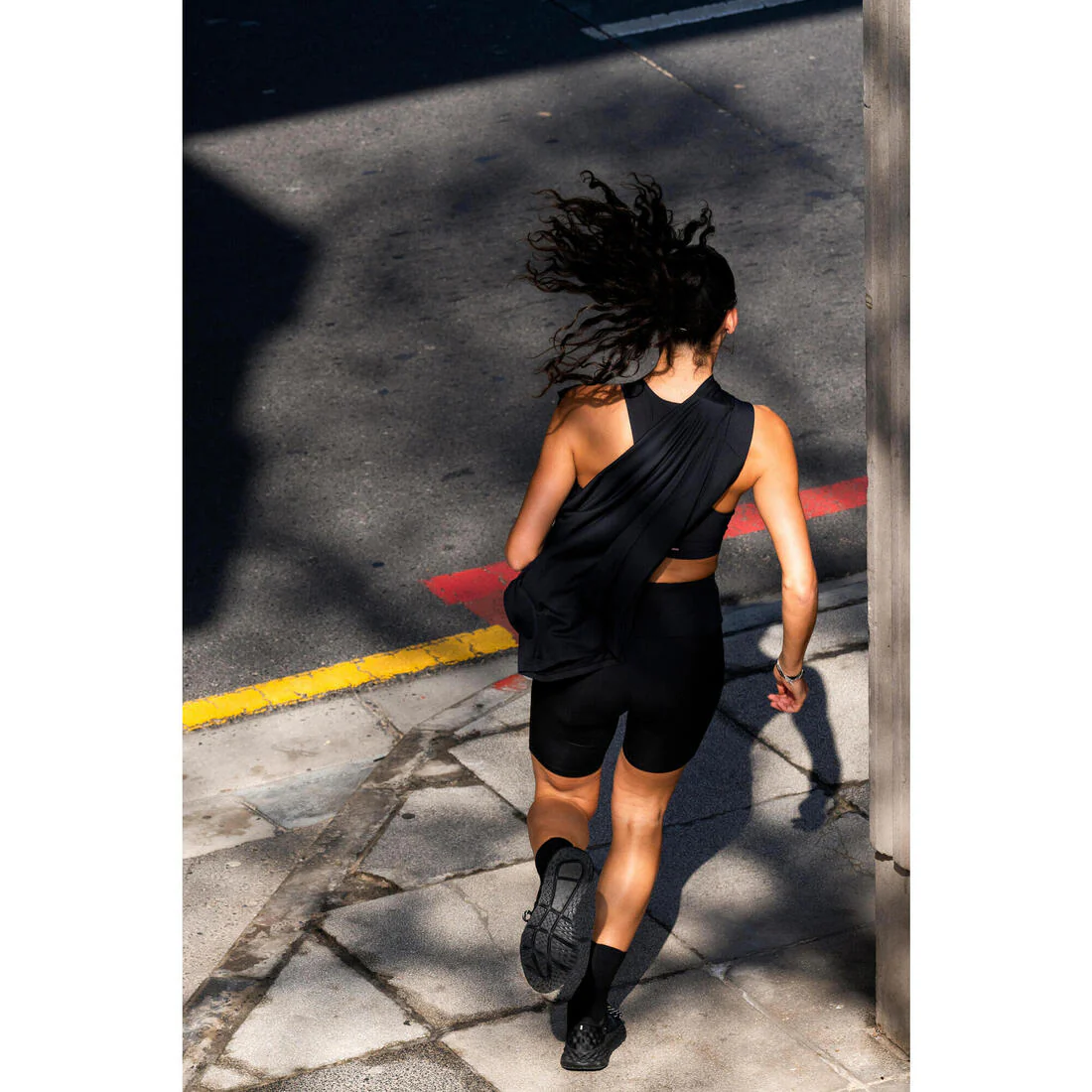 Short ciclista de running para mujer Run 500 Confort - Image 11
