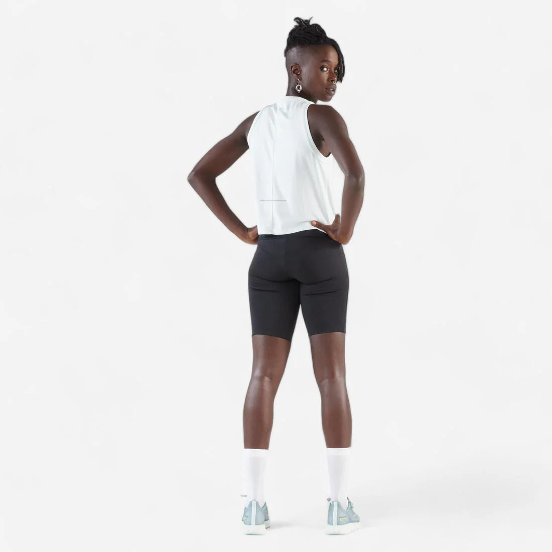 Short ciclista de running para mujer Run 500 Confort - Image 6