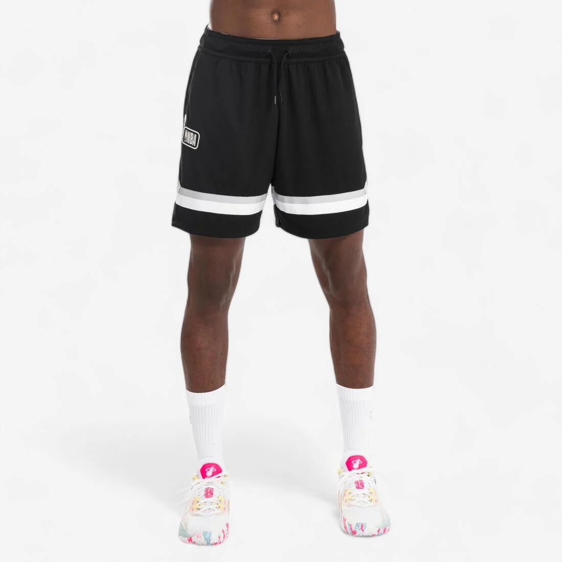 Short de básquetbol negro para hombre y mujer SH 900 AD NBA