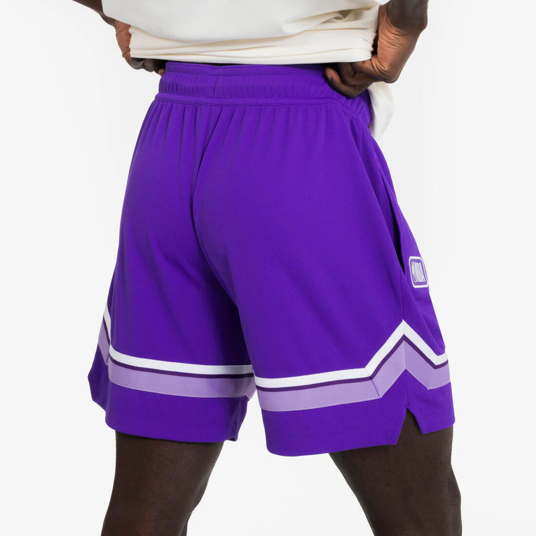 Short de básquetbol negro para hombre y mujer SH 900 AD NBA - Image 18