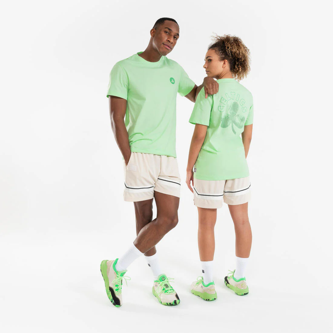Short de básquetbol negro para hombre y mujer SH 900 AD NBA - Image 19