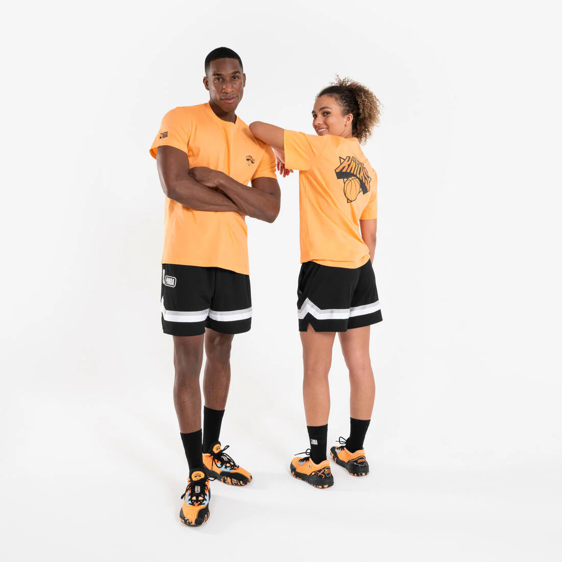 Short de básquetbol negro para hombre y mujer SH 900 AD NBA - Image 20