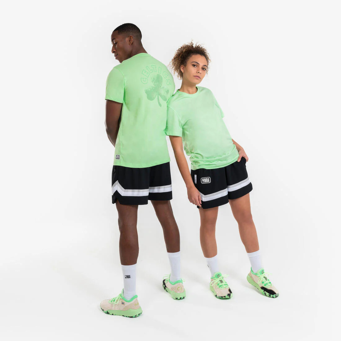 Short de básquetbol negro para hombre y mujer SH 900 AD NBA - Image 23