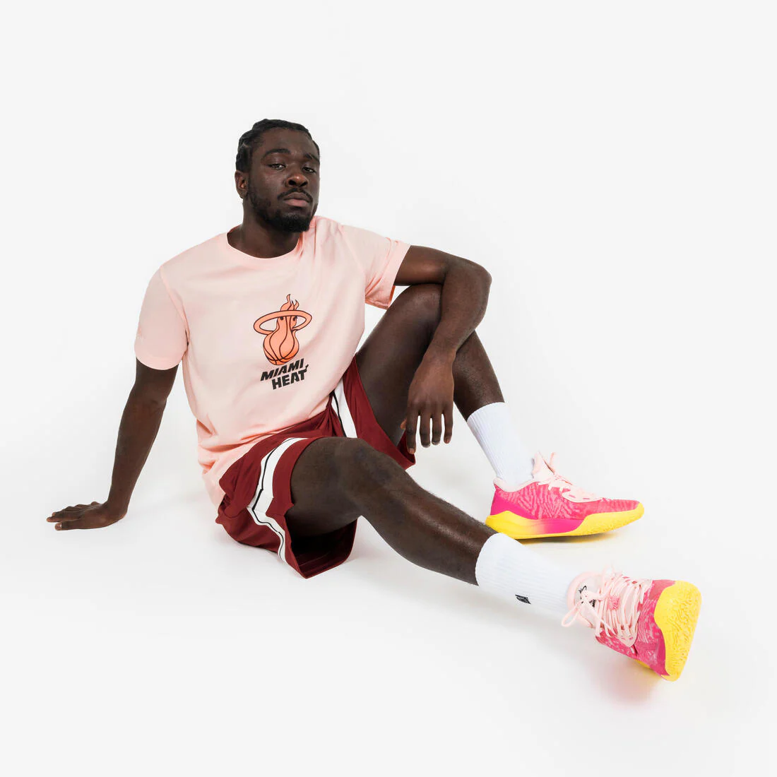 Short de básquetbol negro para hombre y mujer SH 900 AD NBA - Image 25