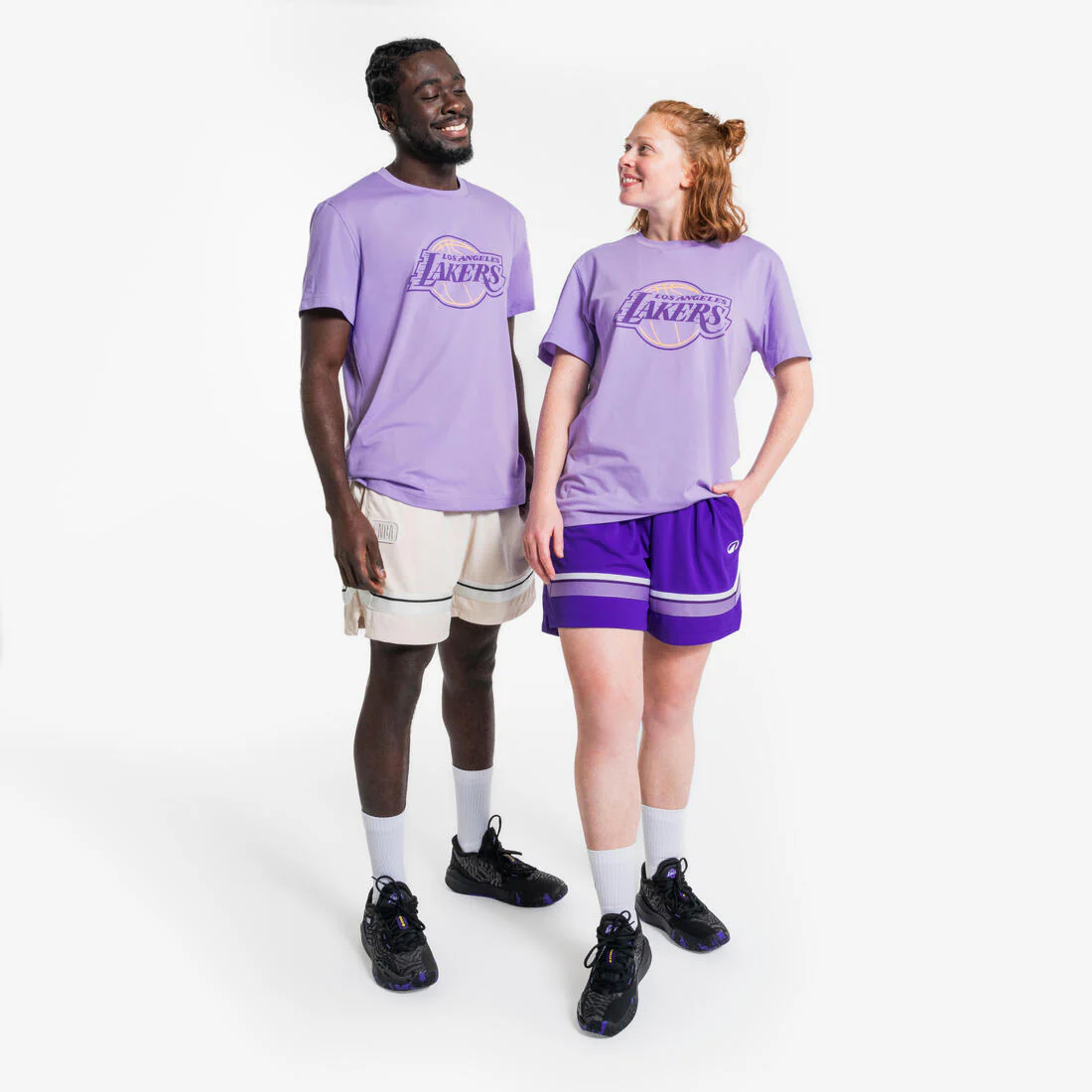 Short de básquetbol negro para hombre y mujer SH 900 AD NBA - Image 28