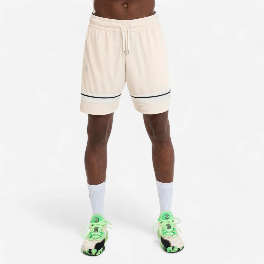 Short de básquetbol negro para hombre y mujer SH 900 AD NBA - Image 4