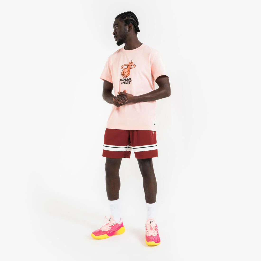 Short de básquetbol negro para hombre y mujer SH 900 AD NBA - Image 5
