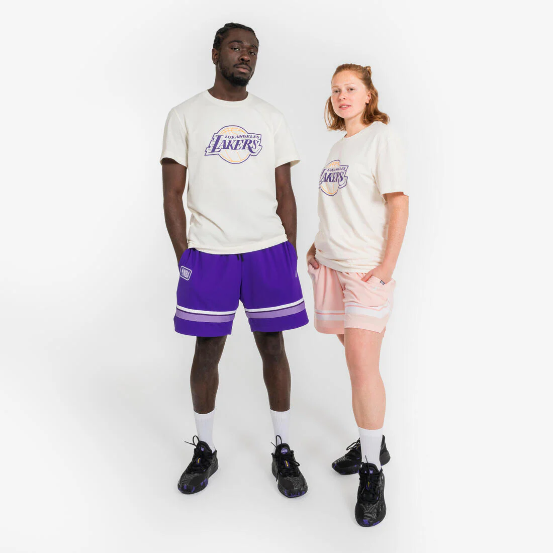 Short de básquetbol negro para hombre y mujer SH 900 AD NBA - Image 6