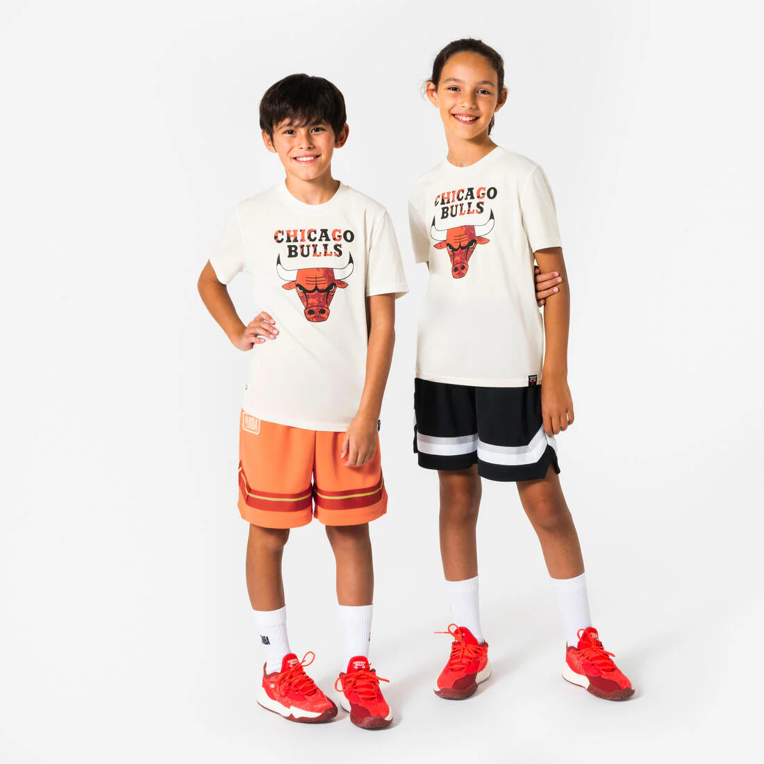 Short de básquetbol negro para niño NBA SH 900 - Image 6