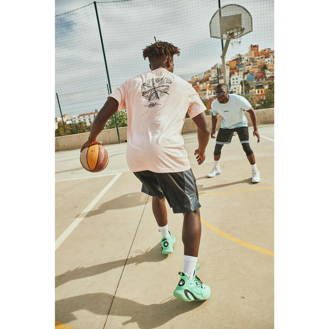 SHORT DE BÁSQUETBOL UNISEX - SH500 NEGRO - Image 10