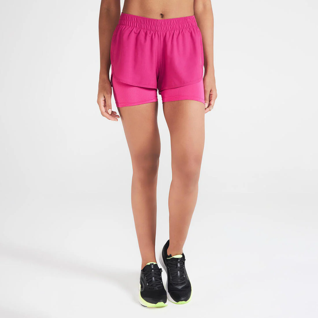 Short de cardio 2 en 1 para mujer 100
