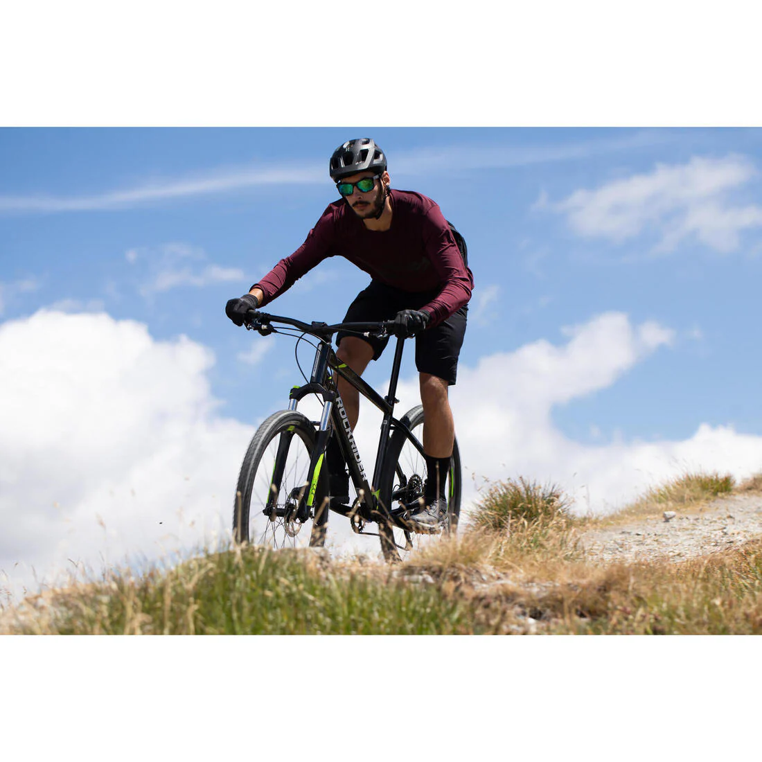 Short de ciclismo MTB tipo cargo negro para hombre - Image 12