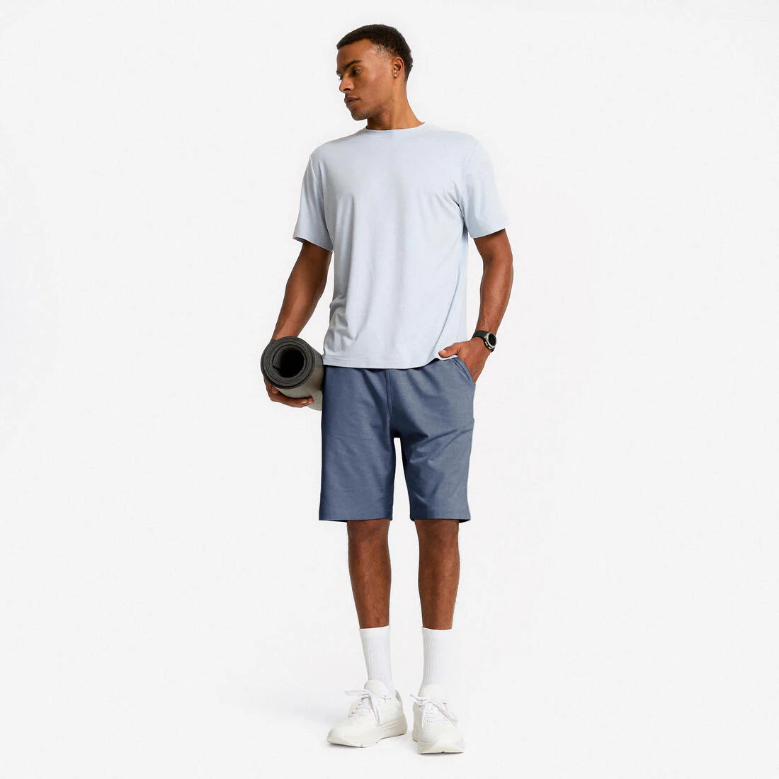 Short de entrenamiento beige para hombre - Image 25