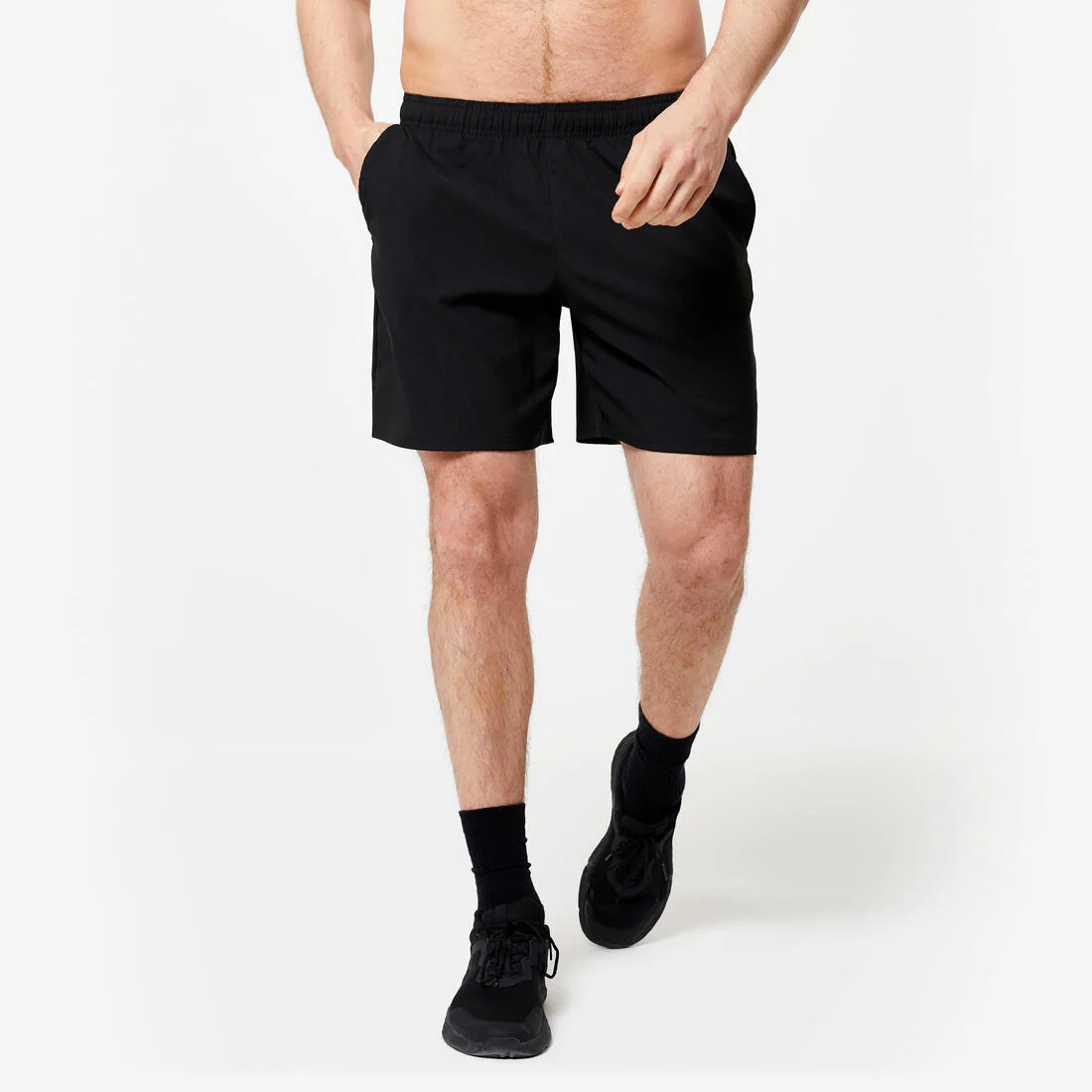 Short de fitness/cardio transpirable con bolsillos con cierre para hombre - Image 2