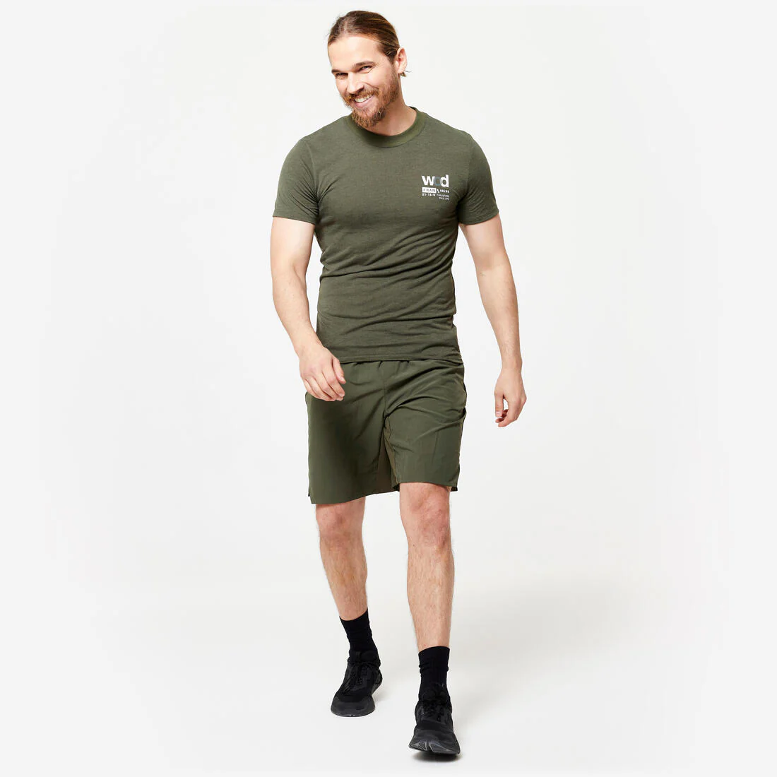 Short de fitness/cardio transpirable con bolsillos con cierre para hombre - Image 3