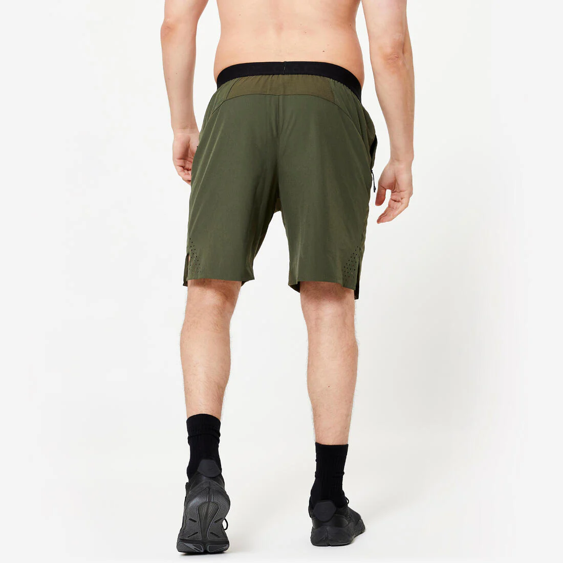 Short de fitness/cardio transpirable con bolsillos con cierre para hombre - Image 7