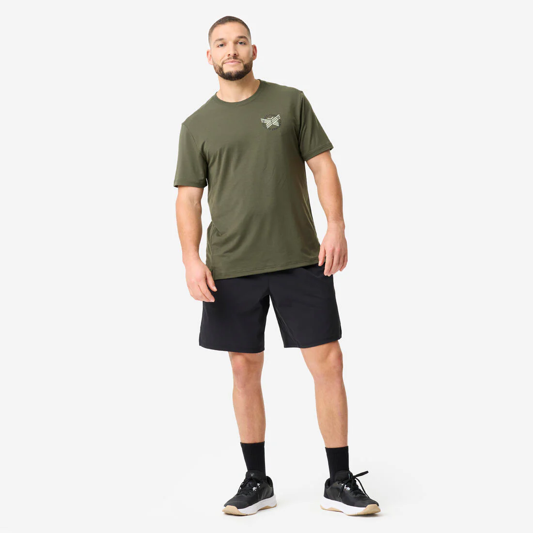 Short de fitness elástico negro - Image 2
