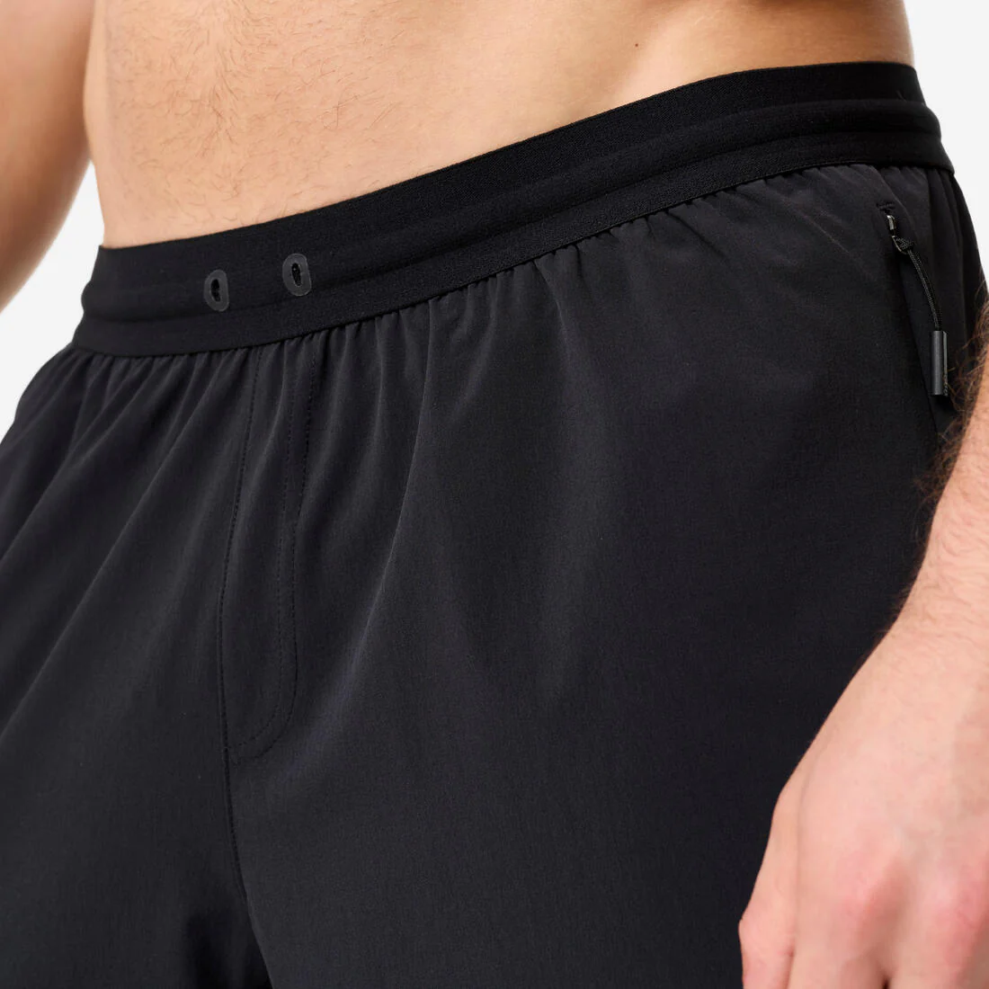 Short de fitness elástico negro - Image 4