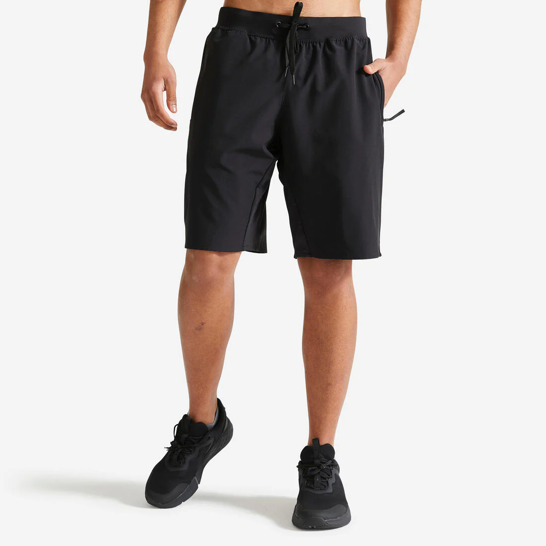 Short de fitness y cardio negro TR 500 - Image 2