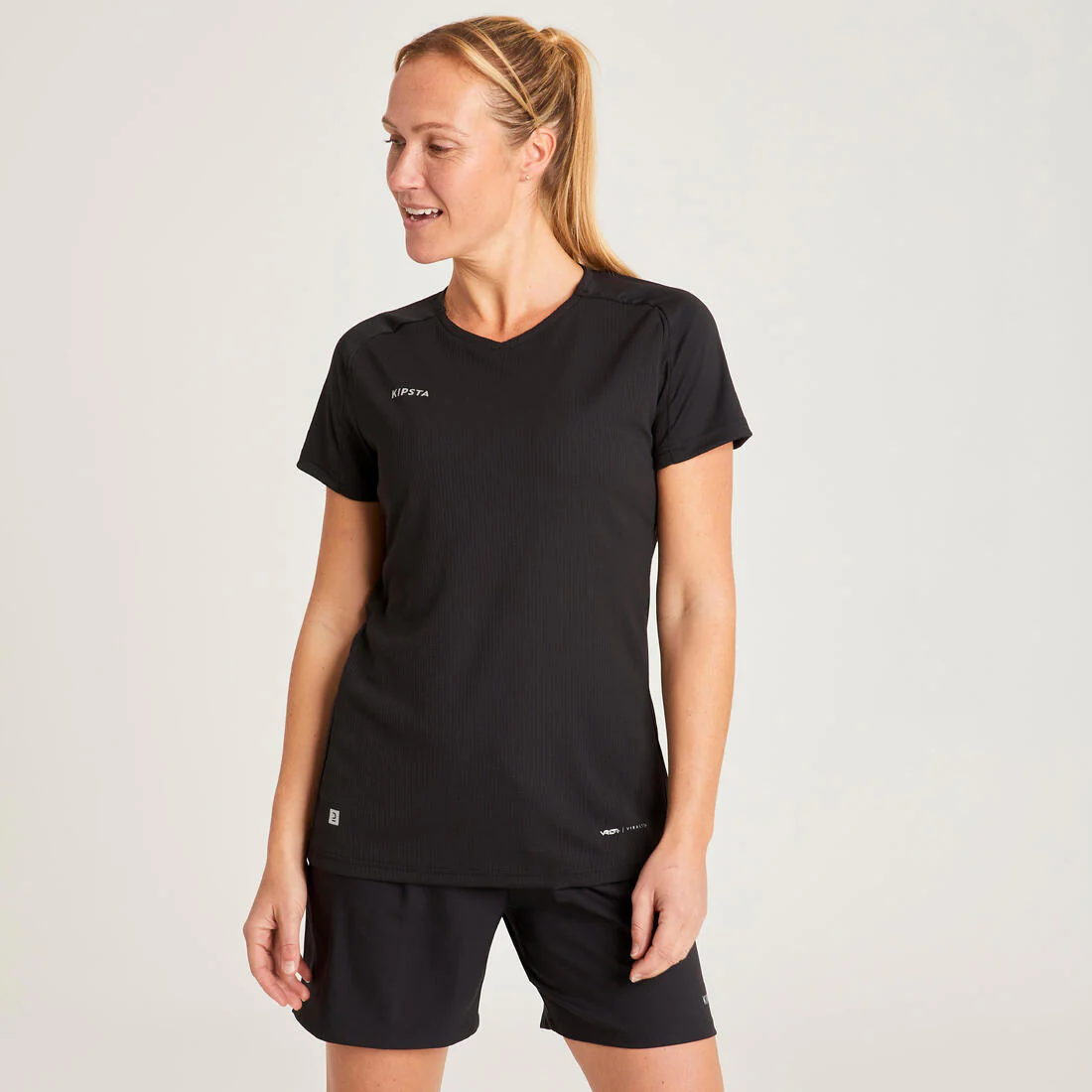 SHORT DE FÚTBOL MUJER VIRALTO NEGRO - Image 11
