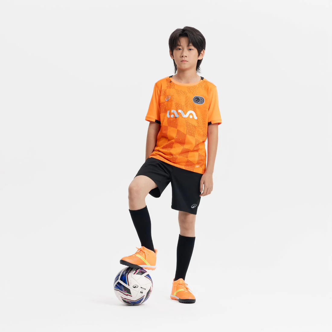 Short de futbol negro para niño Viralto Club - Image 11